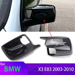 For BMW X3 X 3 E83 2003-2010 High Quality New M Look Mirror Covers Replacement RearView Mirror Case Cover Bright Black with Tool