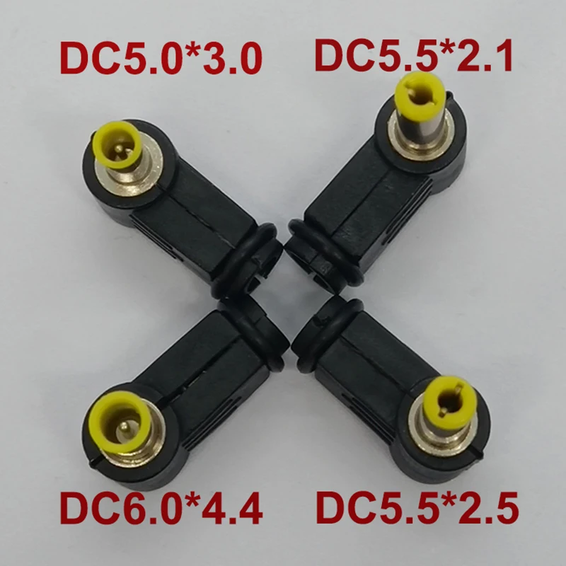 

1PCS 90 degree elbow DC power plug wiring assembly welding wire type Connector DC5.5*2.1mm 5.5*2.5mm 5.0*3.0mm 6.0*4.4mm