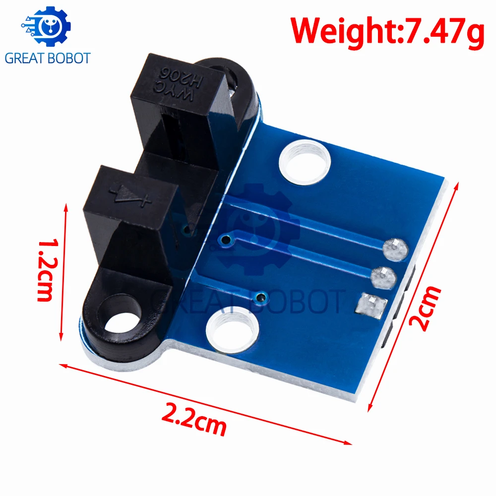 BS 1Set HC-020K Double Speed Measuring Sensor Module with Photoelectric Encoders Kit top For arduino