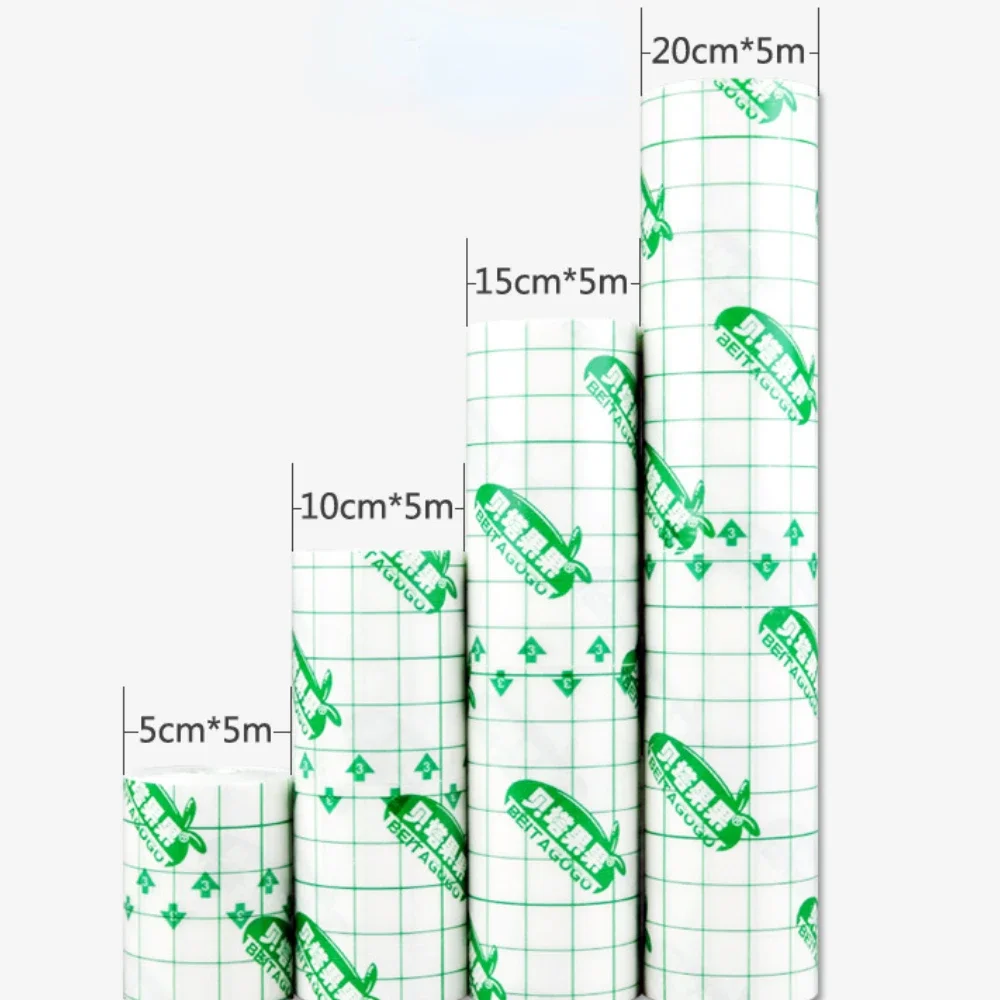 Imagem -05 - Fita Adesiva Transparente do Emplastro do Filme do Plutônio Fita Medicinal Antialérgica Impermeável da Fixação do Molho Rolo Tamanho 2