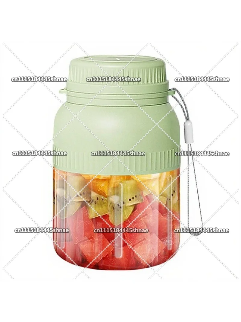 Portable Juicer 1300ml Juicing Bucket Multifunctional Crushed Ice Large Capacity Household Juicing Cup