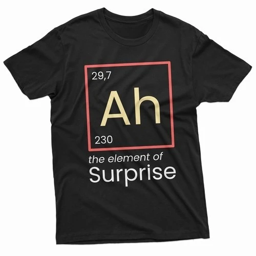 Ach! The Element of Surprise T-Shirt PROJECT HAIL MARY Grafikdruck Hochwertiger Luxus-Unisex-Stil für Männer und Frauen – Detail 4