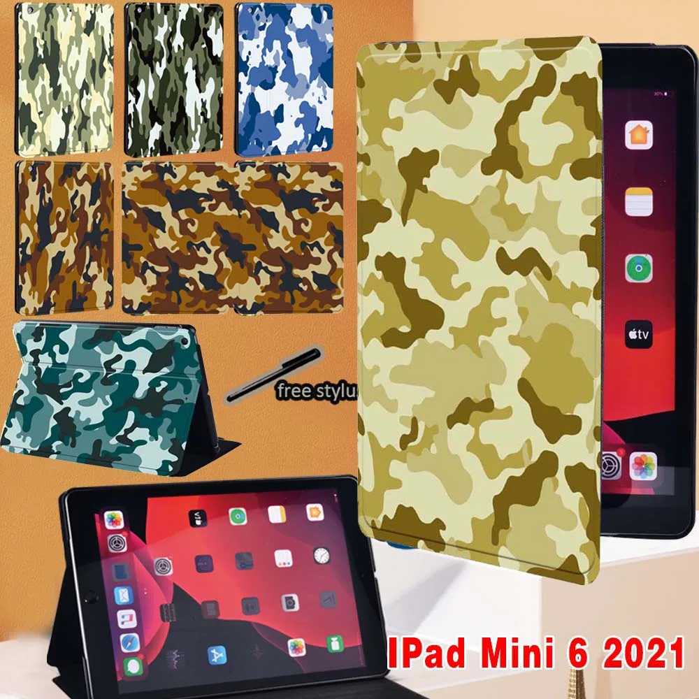 

For IPad 9th 10th Generation Cover/7th 8th 10.2 IPad 5th 6th 9.7/ Mini 5 4 3 2 1 /iPad 2 3 4 PU Leather Tablet Stand Folio Cover