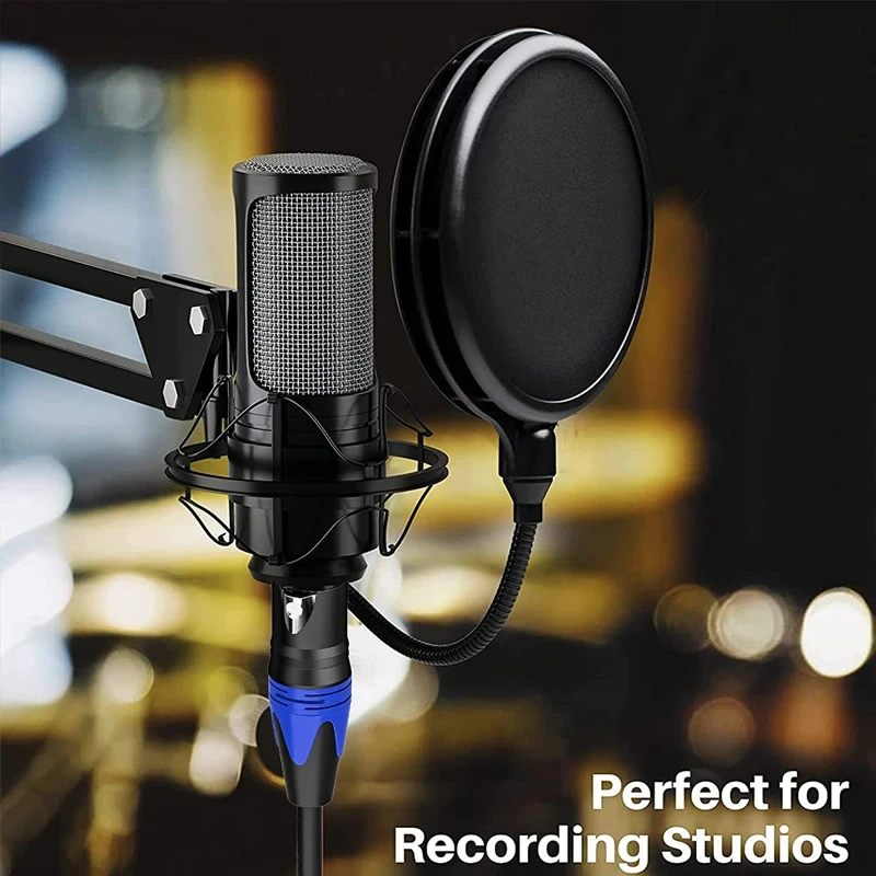 XLR Male to XLR Female Cable For Professional Recording Extension Line Balanced XLR Mixer Speaker Amplifier Live Microphone Line