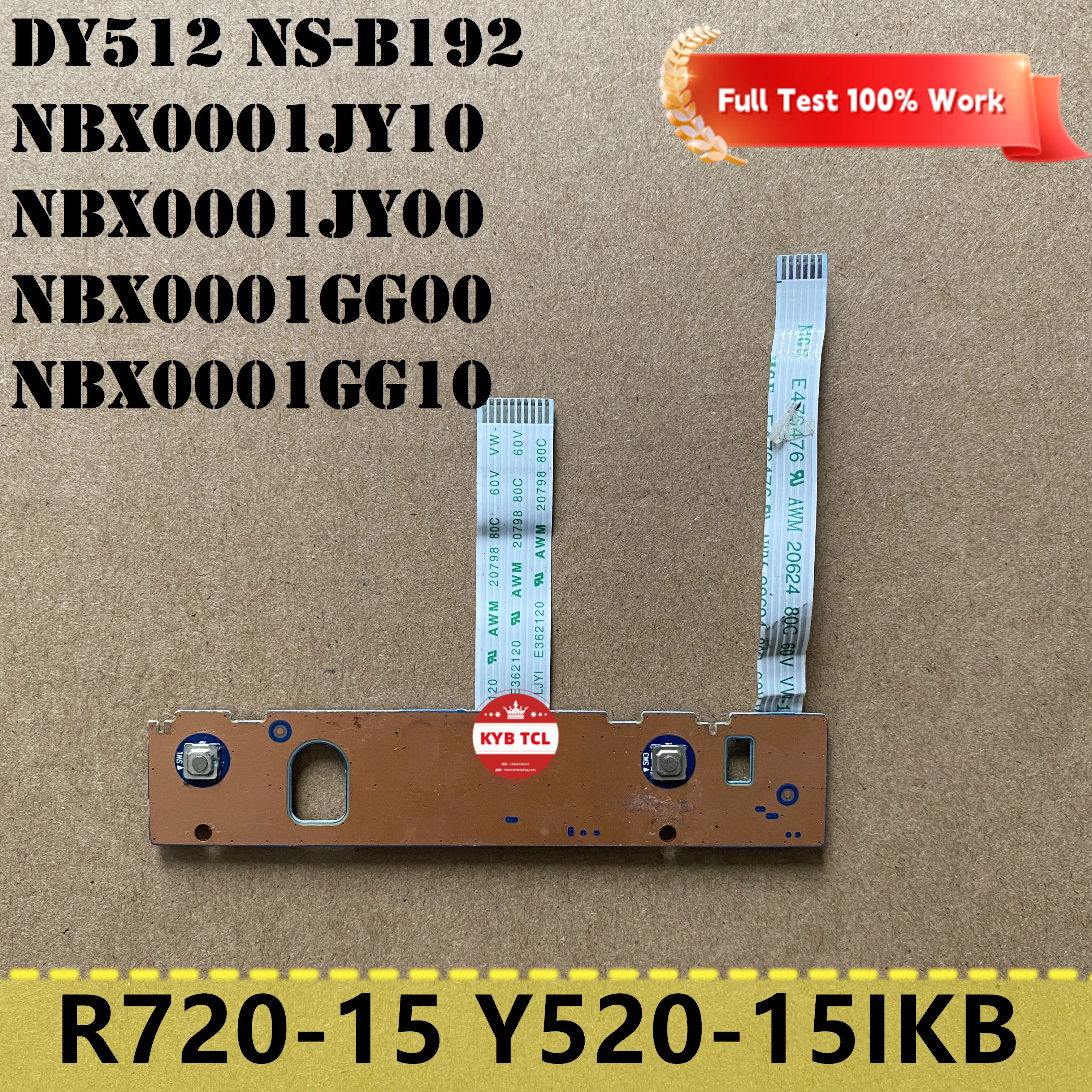 For Lenovo R720-15 Y520-15IKB Y520-15 Y510-15IKBN Y520-15IKBN Laptop Touchpad/Mouse Button Board Or Cable DY512 NS-B192 Notebook