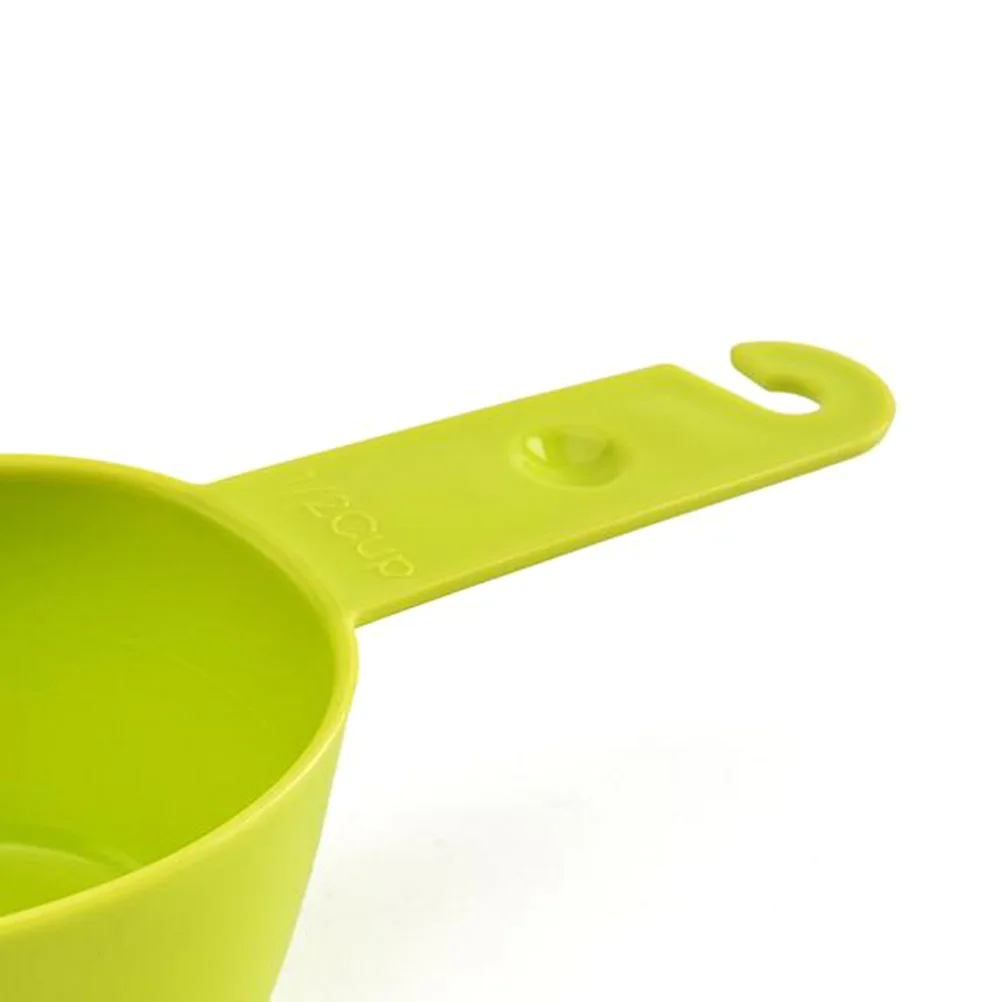

9pcs Measuring Cups Spoons Set Collapsible Plastic Kitchen Baking Tools Nesting Storage Flat Dry Ingredients Spoon