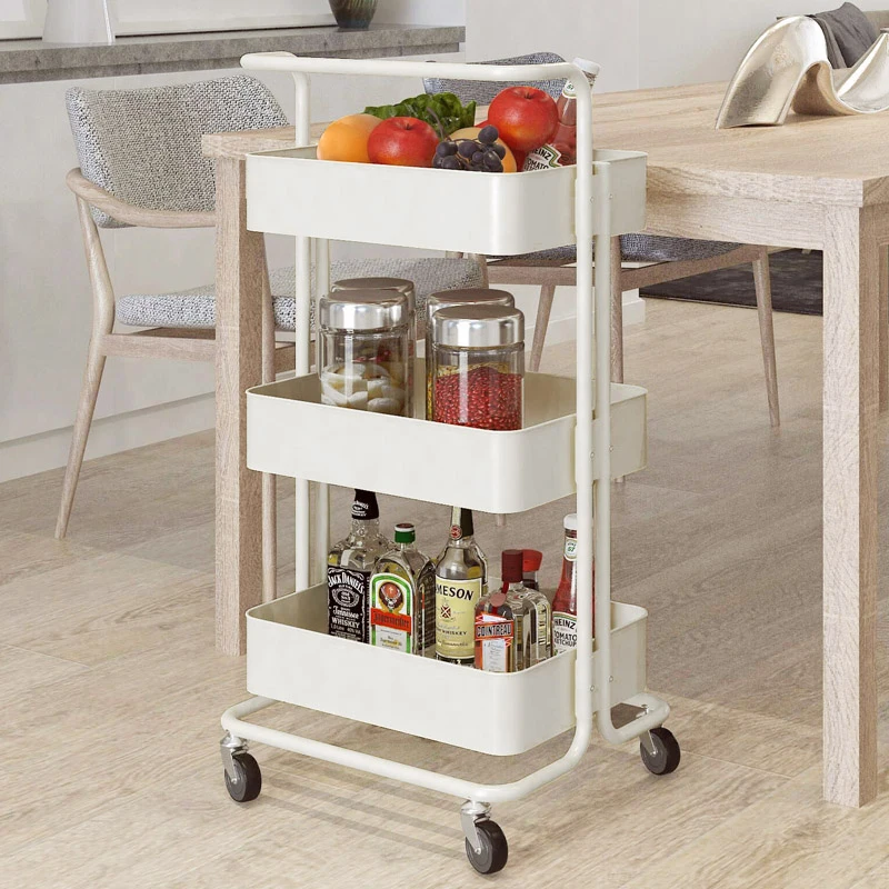 Italian Style Multifunctional Trolley Storable Barber Shop Designer Trolley Modern Beauty Salon Furniture Skjuta En Vagn HBSC