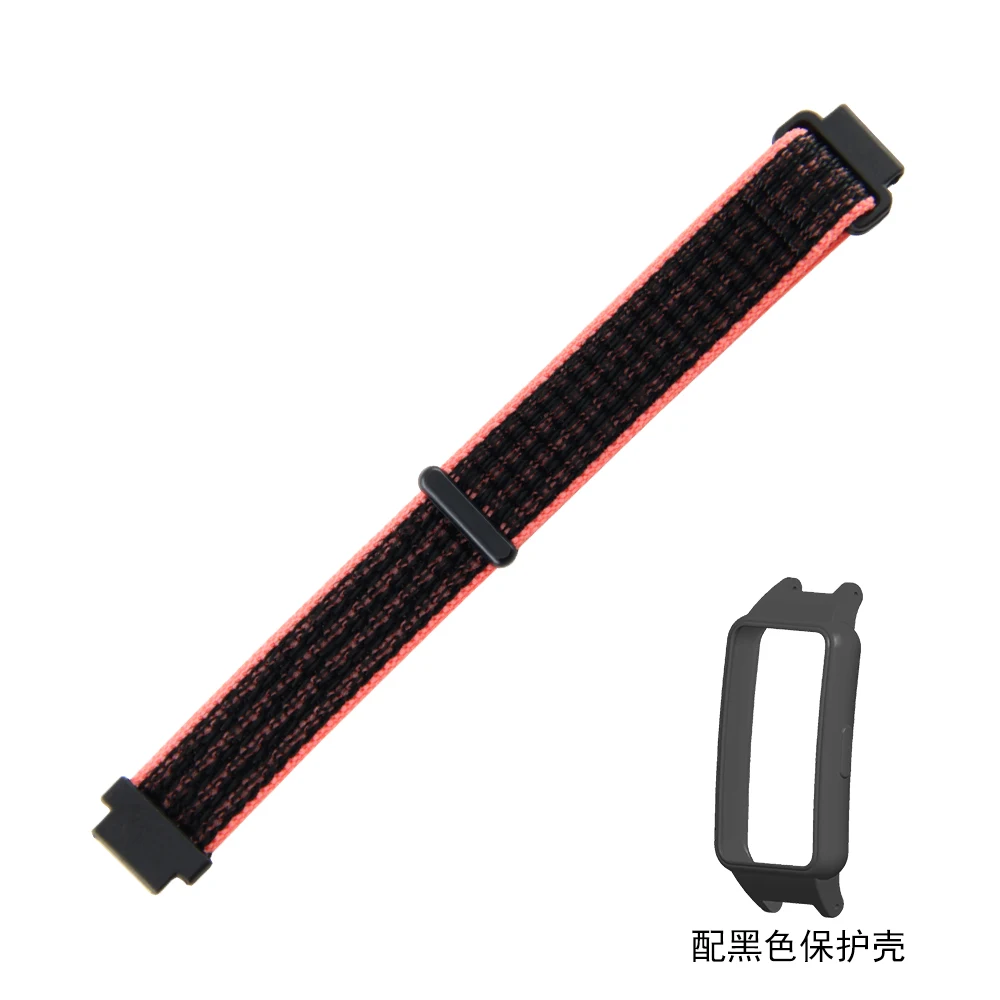 

Velcro Loop Watch Strap + Case For Huawei Band 6 6Pro 7 Honor Band 6 7 Bracelet Quick Release Sport Smart Watch Band Accessories