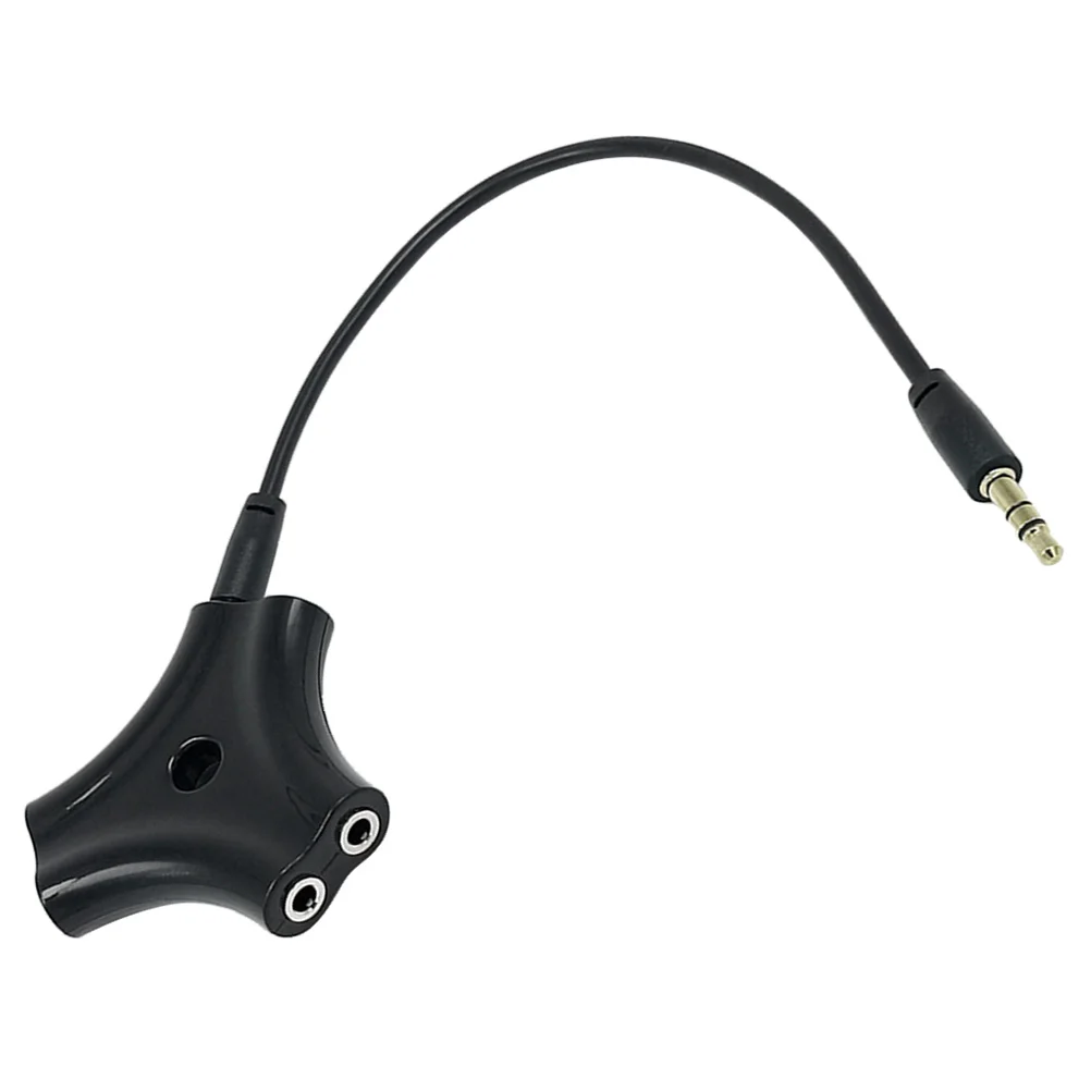 

Pcs 3.5Mm Headphone 1 To 5 Way Audio Splitter Adapter With 1 Meter Male To Male Cable Black For Phone Parts Earphone Splitter 5