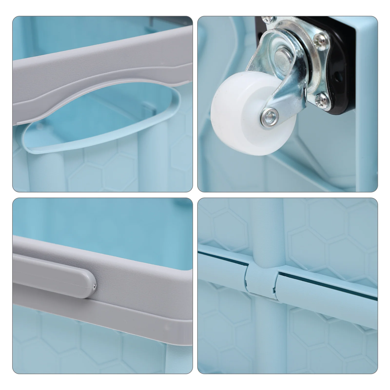 حاويات طعام مزبلة مع أغطية، صناديق تخزين بلاستيكية قابلة للطي، صناديق كتب، سفر متحرك