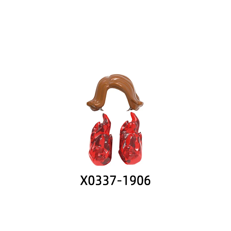 Ensemble de figurines d'action pour enfants, bouclier, armes, pantalons, pièces de cheveux, blocs modèles, briques MOC, cadeaux, jouets, X0337