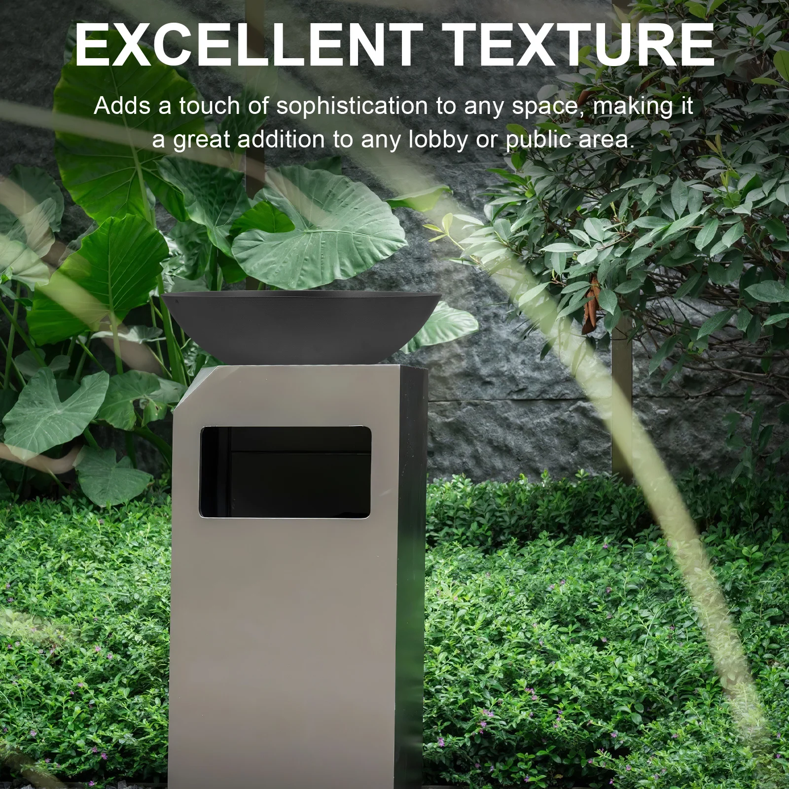 

Железная пепельница в вестибюле отеля, пол, держатель для сигаретной пепла, многоразовый металлический мусорный бак, контейнер для сигар, декоративный пепельный поднос для курения