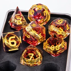 Ring Resin DnD Dice Include One Rings Dice Set, Lord of Dice Polyhedral Dice Set, The Ring Dice,  d d dice