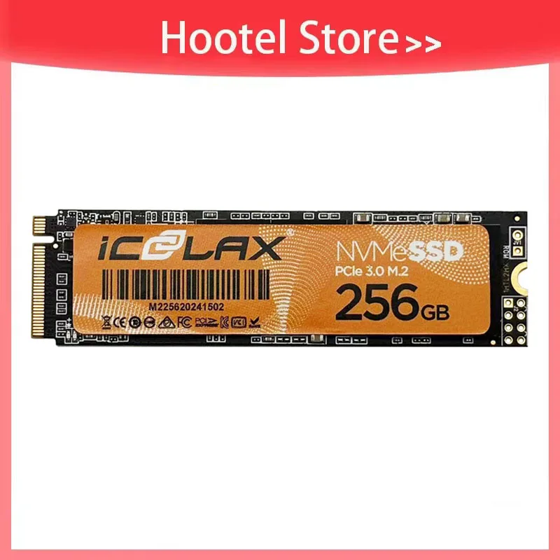 ICOOLAX NVME M.2 PCIe 3.0 SSD 128GB 256GB 512GB Solid State Drive 2280 Internal Hard Disk Gen3*4 for Laptop Desktop