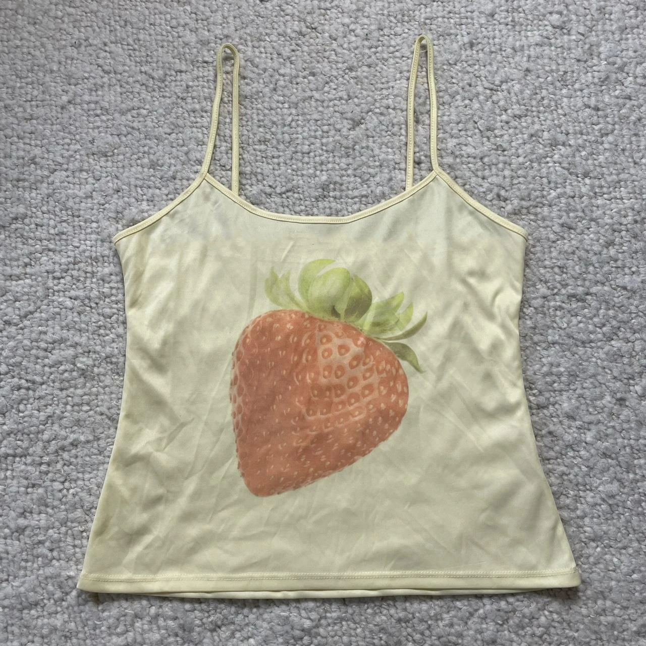 Y2k Fragole Stampa Senza Maniche Canotte Top Casual Donna Grunge Crop Top Harajuku Moda Gilet 2000s Streetwear Emo Ragazze Camis