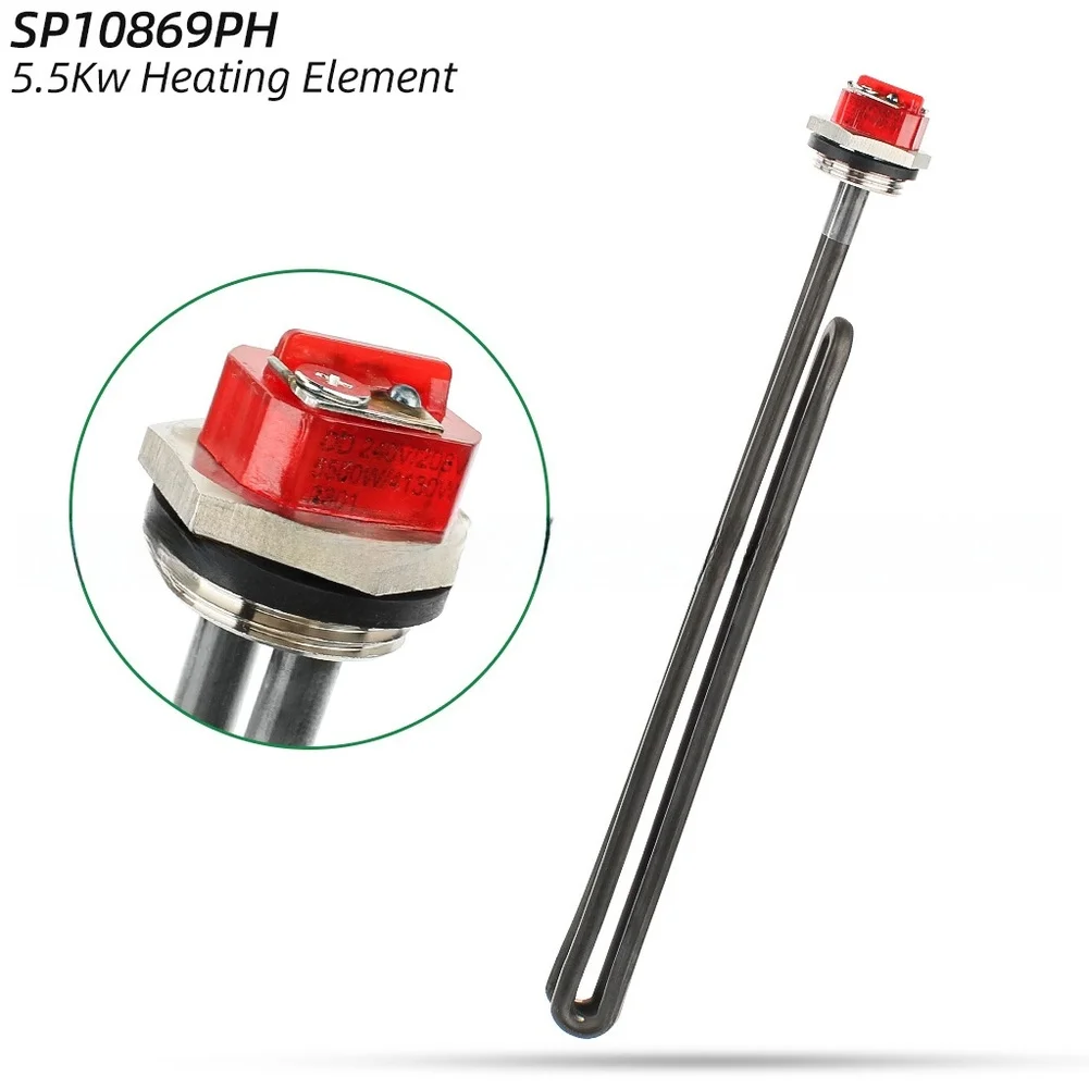Electric Water Heater Part 240V Heating Rod For Rapid Water Heating 5500W High Power Output 240V Voltage Compatible