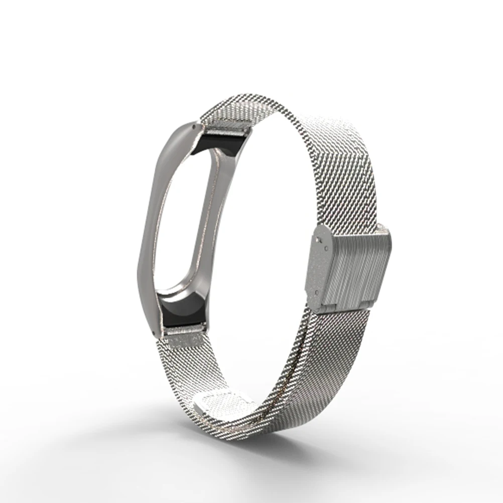 

Metal Wristband Bracelet Stainless Steel Watch Magnetic Strap Man Wristbands Replacement Accessories