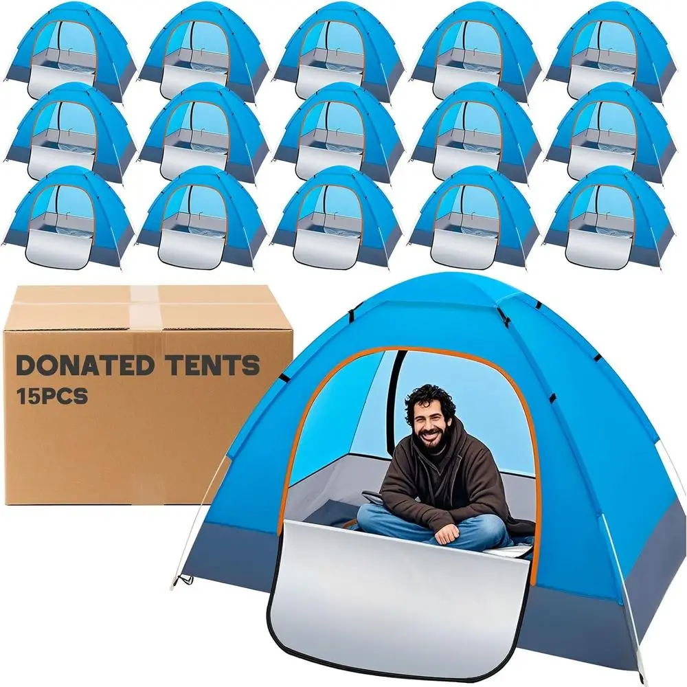 

2-Person Waterproof Backpacking Tent for Easy Setup: Ideal for Hiking, Outdoor Adventures, Camping, and Travel