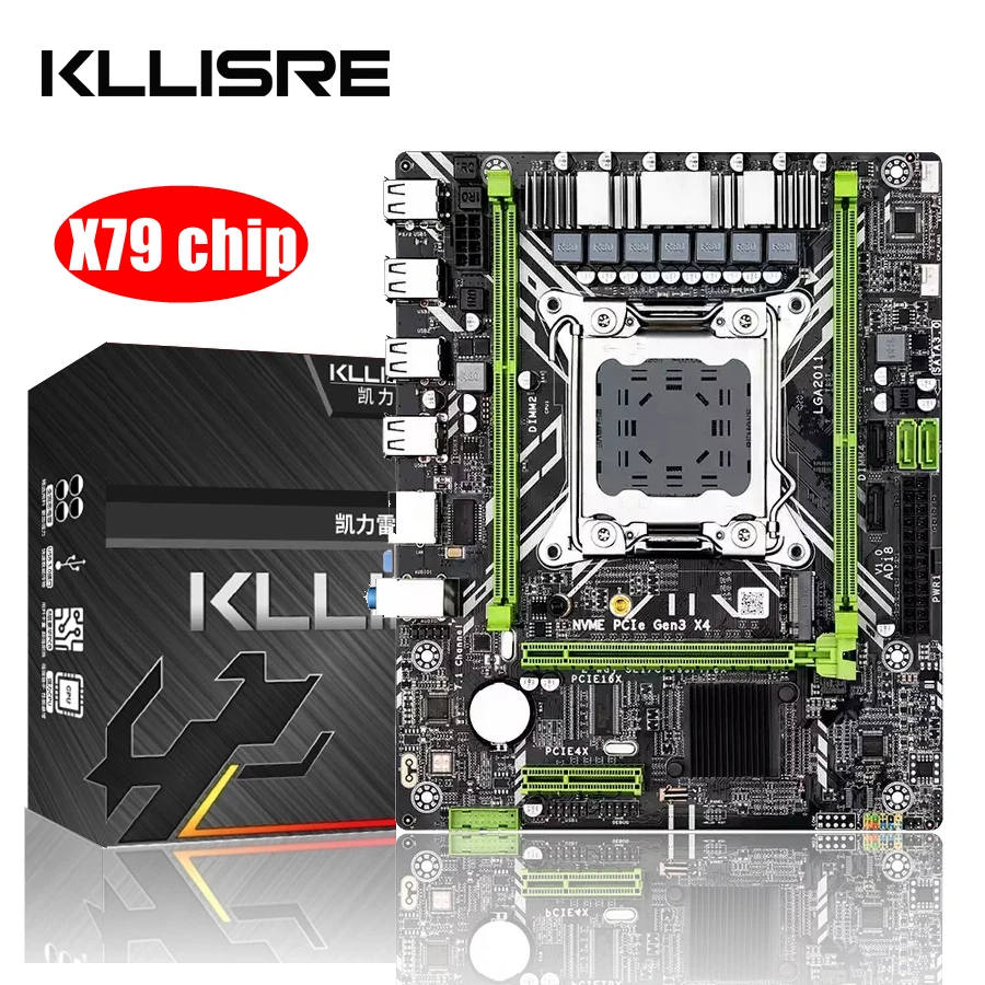 Placa-mãe Kllisre X79 USB 2.0 STAT 3.0 M.2 NVME Suporte