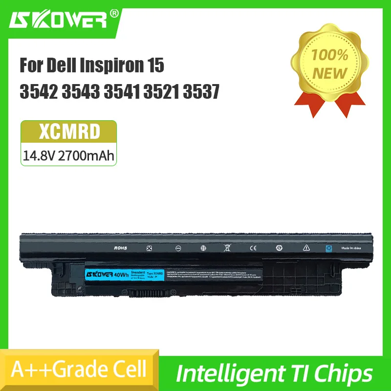 

XCMRD Аккумулятор для ноутбука XCMRD Dell Inspiron 15 3542 3543 3541 3521 3537 15R 5537 17-5521 3737 17R-5737 14 3721 14R 3421 3437