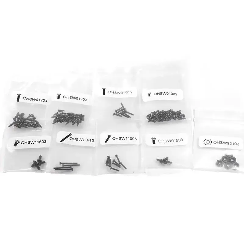 RC Model Car X02 Short Truck Screws Package (Excluding Special Specifications) Orlando Hunter Model Sa0111 Metal Part
