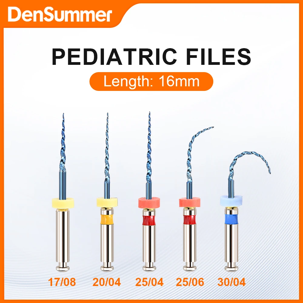 Densummer Dental Movement Niti Heat Activation Endo Files Pediatric File For Children Baby Root Canal Treatment Child Endo Files