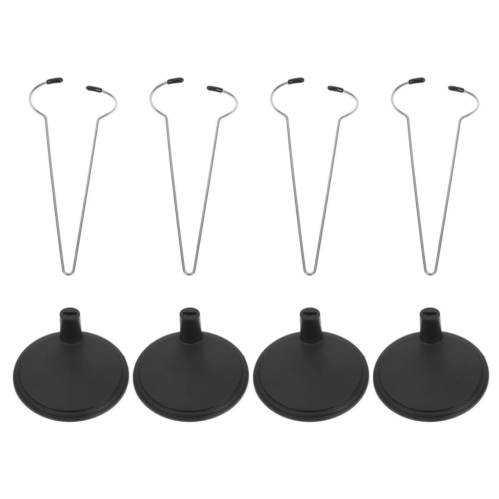 4Pcs Stable Display Stands Lightstick Holder Action Figure Frame Versatile Party Performance Rack Easy Clean Reusable