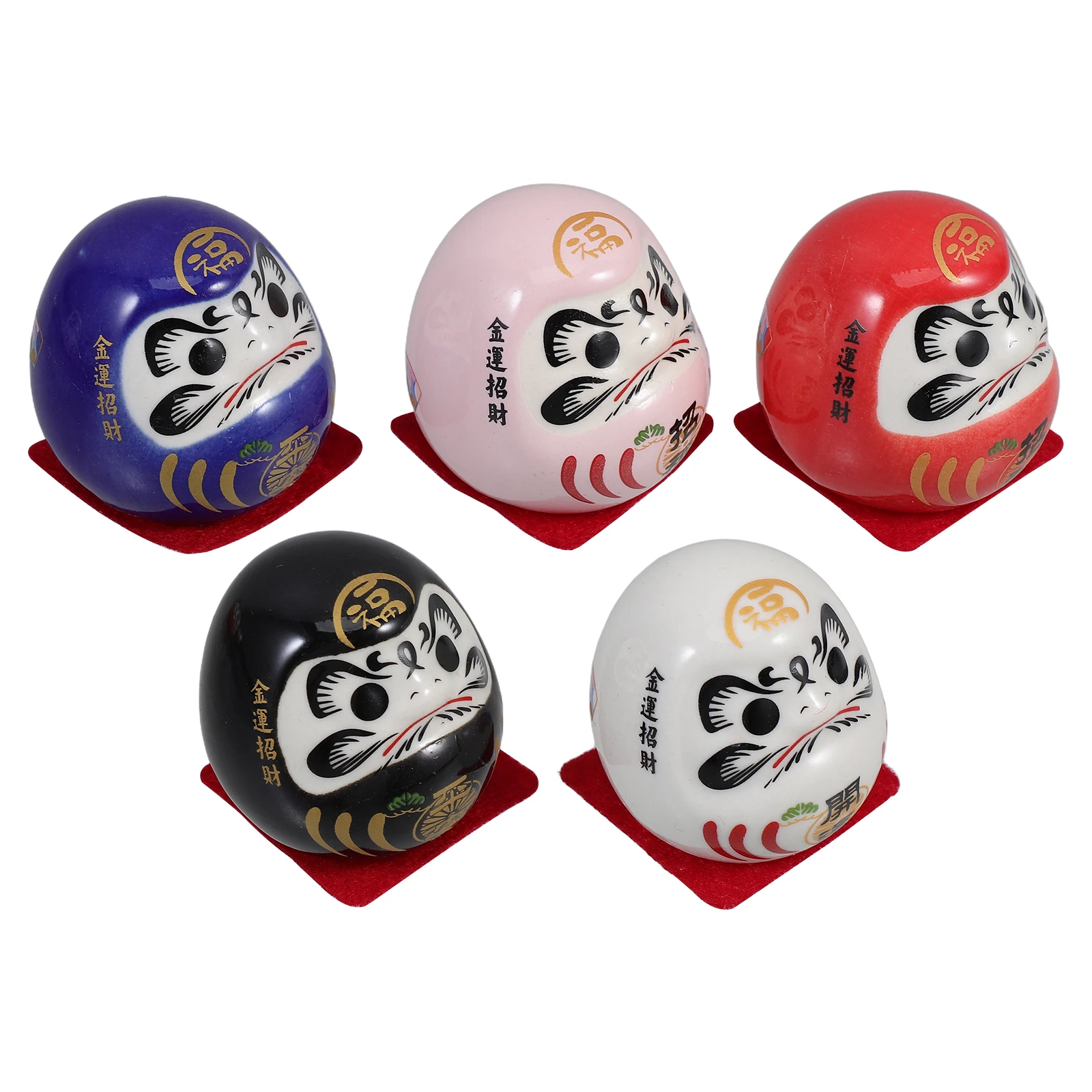 

5pcs Ceramic Home Decor Car Interior Japanese Japanese Style Figurines Room Decor