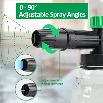 適用於 Portland Husky Ryobi Greenwork 的壓力清洗機泡沫炮泡沫發生器雪泡噴槍,帶有 1/4 英寸快速接頭 10 最佳銷售 雪泡 - №2