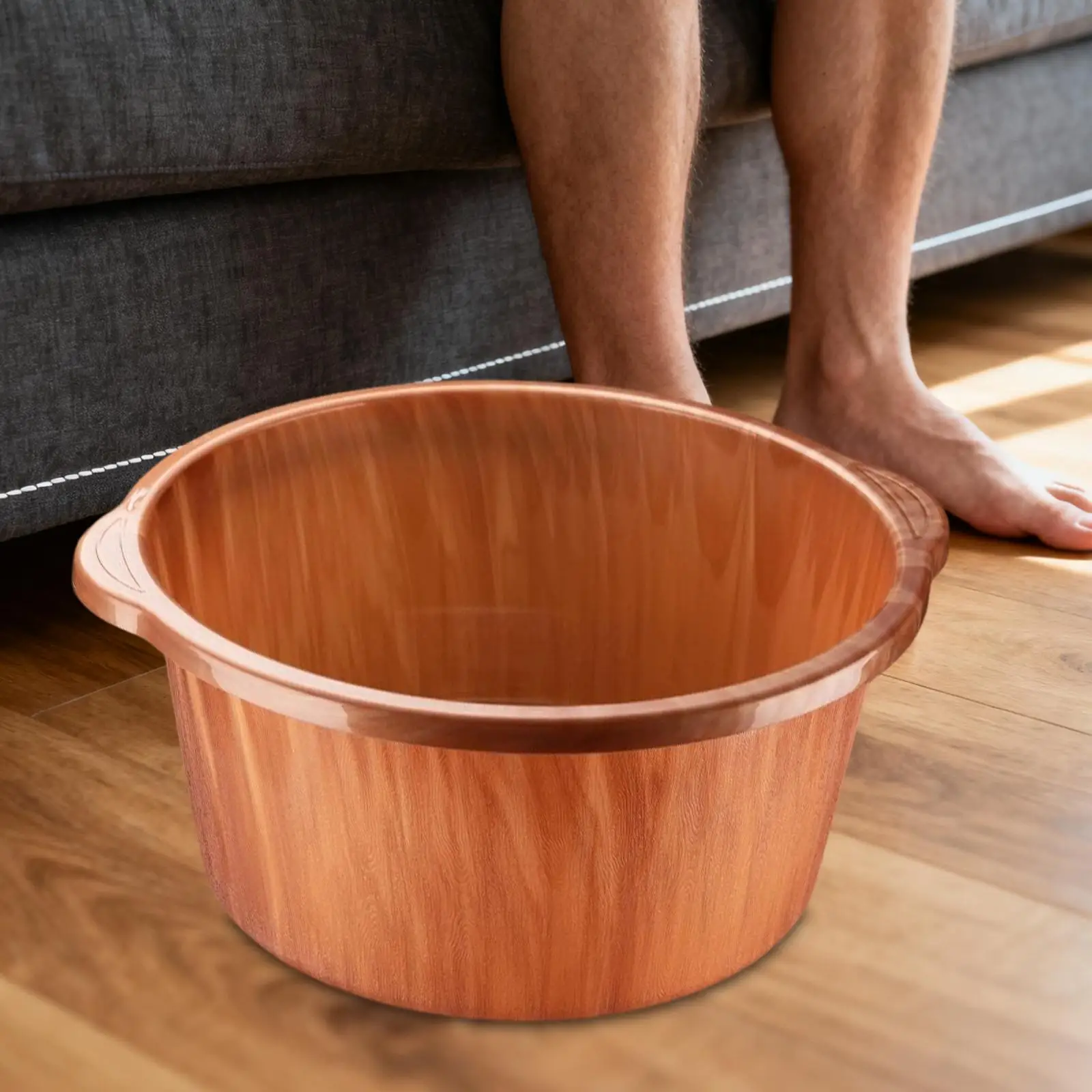 

Ванна для ног, толстая портативная ванна с массажными выступами, бытовая ванна для замачивания ног