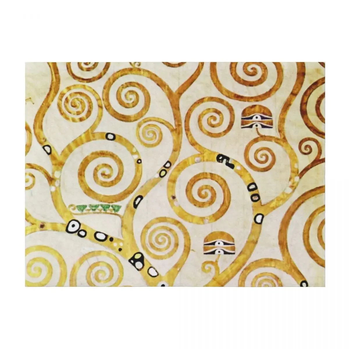 

Gustav Klimt - Tree Of Life Throw Blanket heavy to sleep Stuffeds Warm Decoratives Blankets