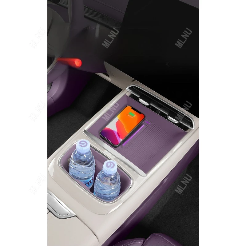 Central Console Wireless Charging Pad For CHANGAN Deepal S07 Accessories 2026 Premium Silicone Anti-Slip Protector Waterproof image 5