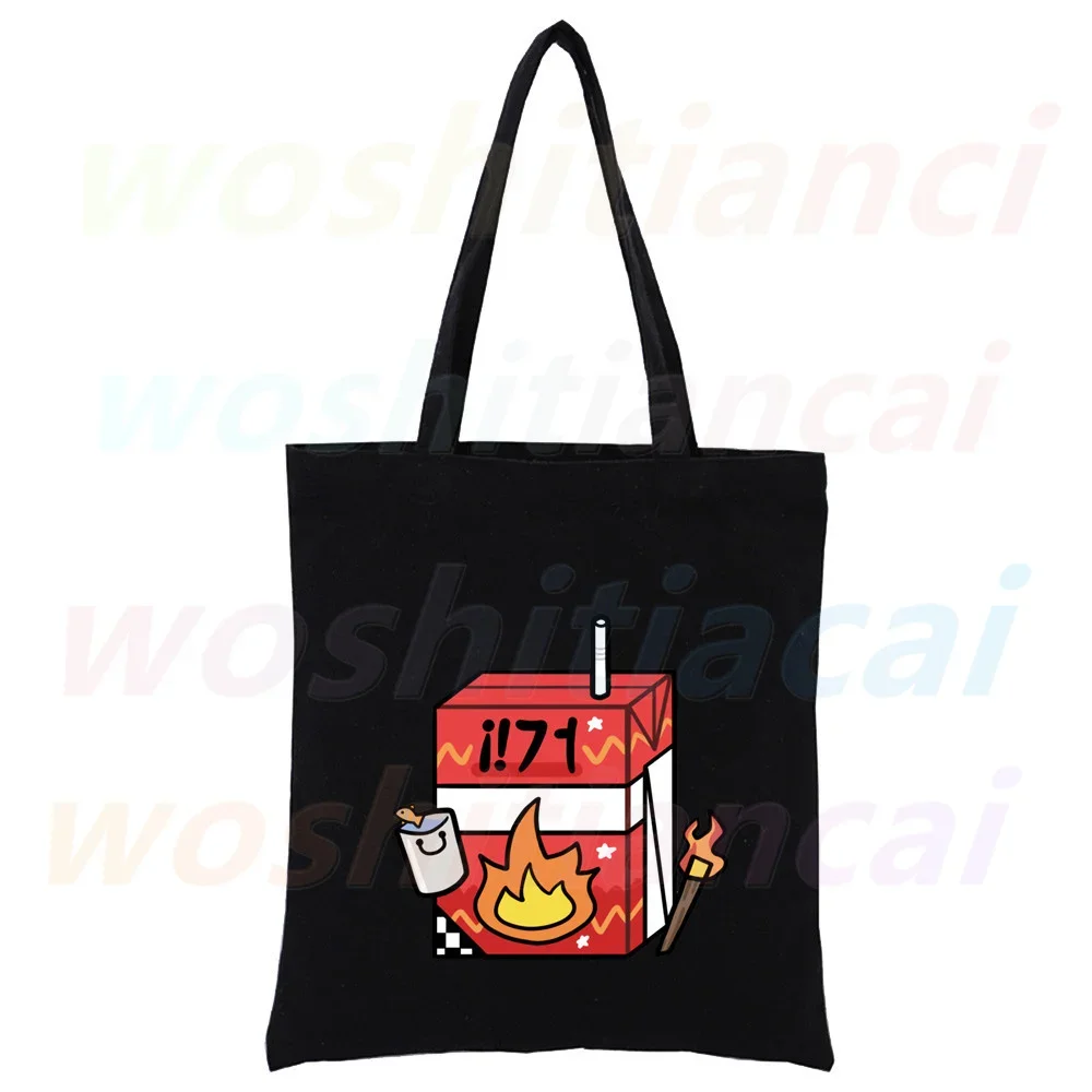 Dream Smp Kawaii Hip Hop Cartoon Graphic Shopping Canvas Bag donna Girl Tote Eco Shopper borse a tracolla, Drop Ship