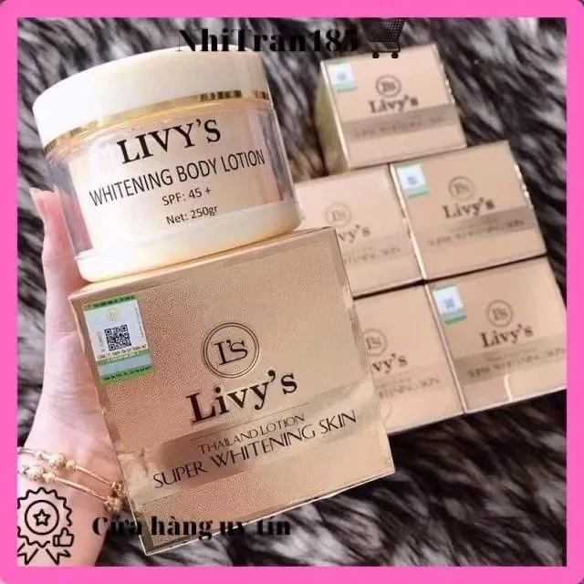 KEM DUONG TRANG BODY CAO CAP LIVY'S VANG SPF 45+  Body Lotion