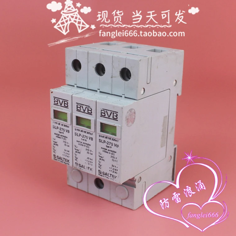 Czech Production Of BVB SALTEK Three-phase Lightning Protection SLP-275VB 3P Surge Protection 275V 20-25KA