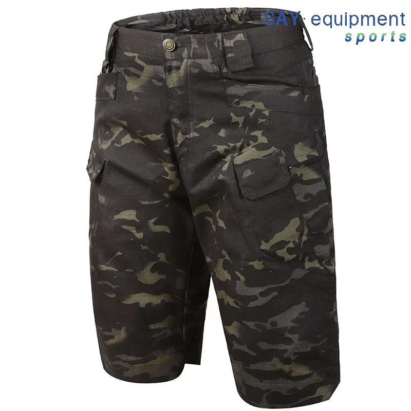

Men Shorts Sports Duty Pants Camo Breathable Shorts Multi Black Camo Training Camping Hunting Commuting Tactical Short Pants
