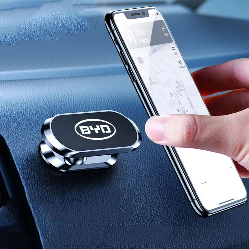 

Magnetic Phone Holder in Car Stand Car Accessories For BYD Tang F3 E6 Atto 3 Yuan Plus Song Max F0 G3 I3 Ea1 Dmi 2din G6 Qin