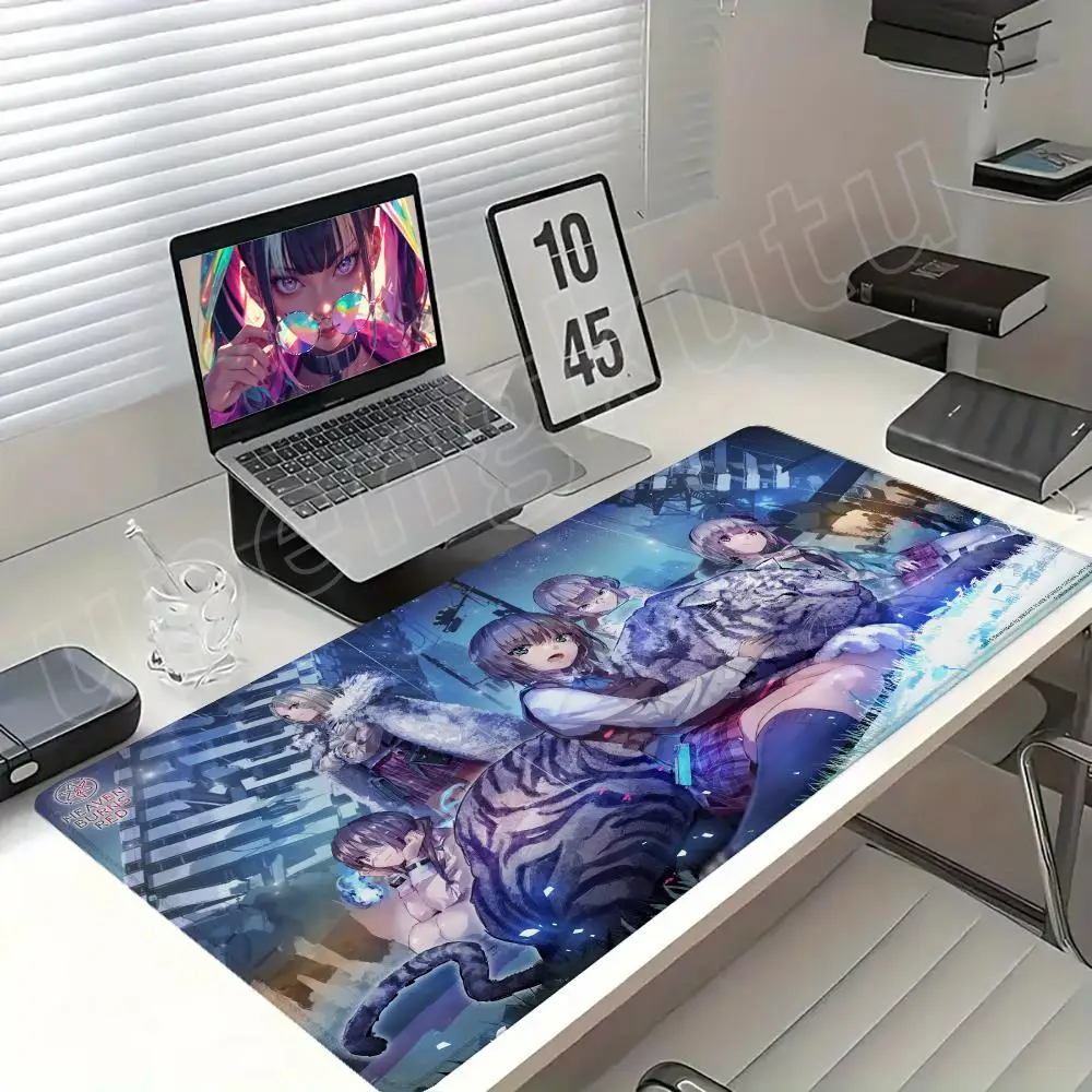 Heaven Burns Red Mouse Pad Desk Pad Mouse Mat Game XXL 900x400 Mouse pad Anti-Slip Rubber Base Extended Keyboard Pad