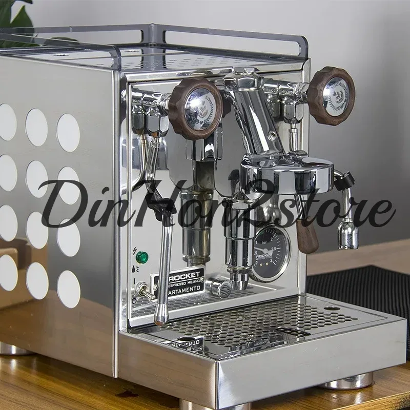 Espresso  DIY Modification Kit Bottomless Portfilter With Wooden Accessories And 0.2mm Basket