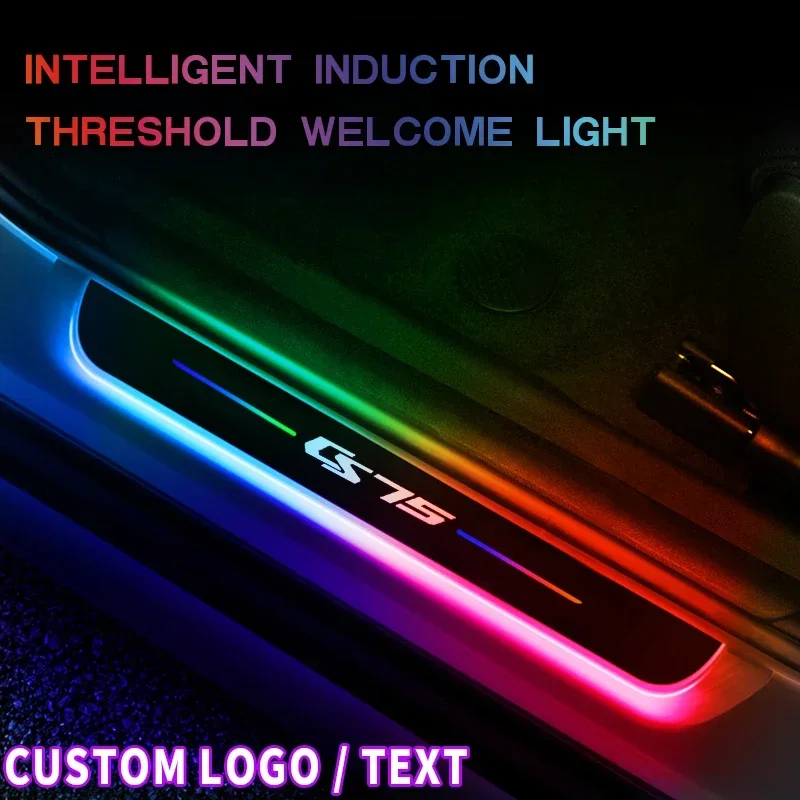 Customized For CS55 CS75 Plus CS35 CS85 CX70 CS15 Car Door Sill Light LED Welcome Pedal Projector Threshold Lamp