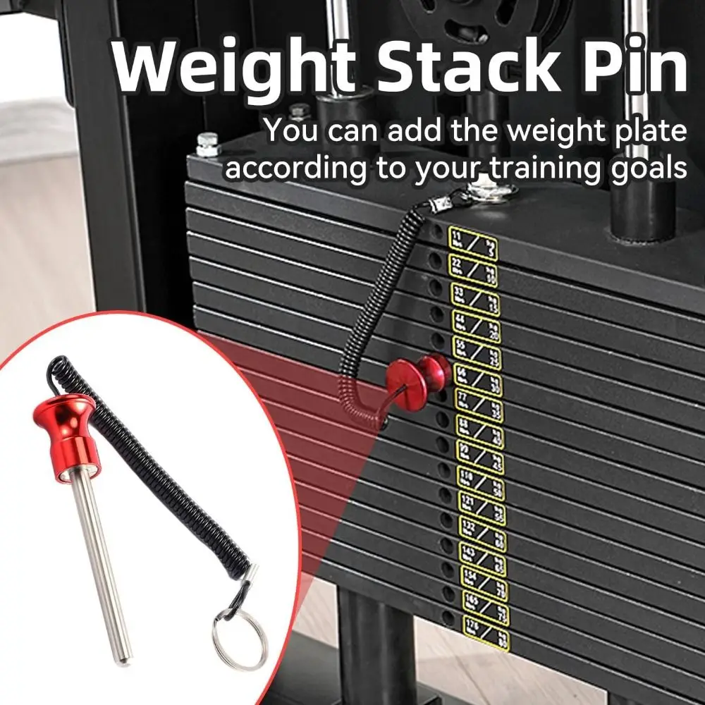 Universal Weight Stack Pin Reinforced Quick Release Gym Weight Pin Durable Heavy Duty Weight Machine Pin Gym Equipment