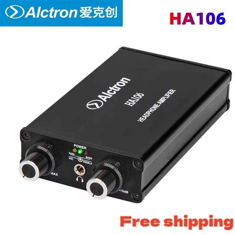 

Alctron HA106 portable, mini headphone amplifier, suitable for studio, stage performance