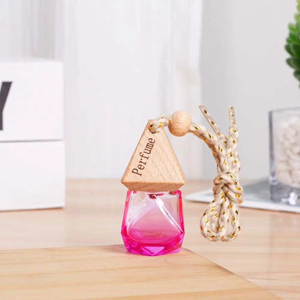 Mini Car Diffuser Bottle Refillable 8ml Scent Perfume Bottles Hanging Ornament Hanging Car Perfume Bottle