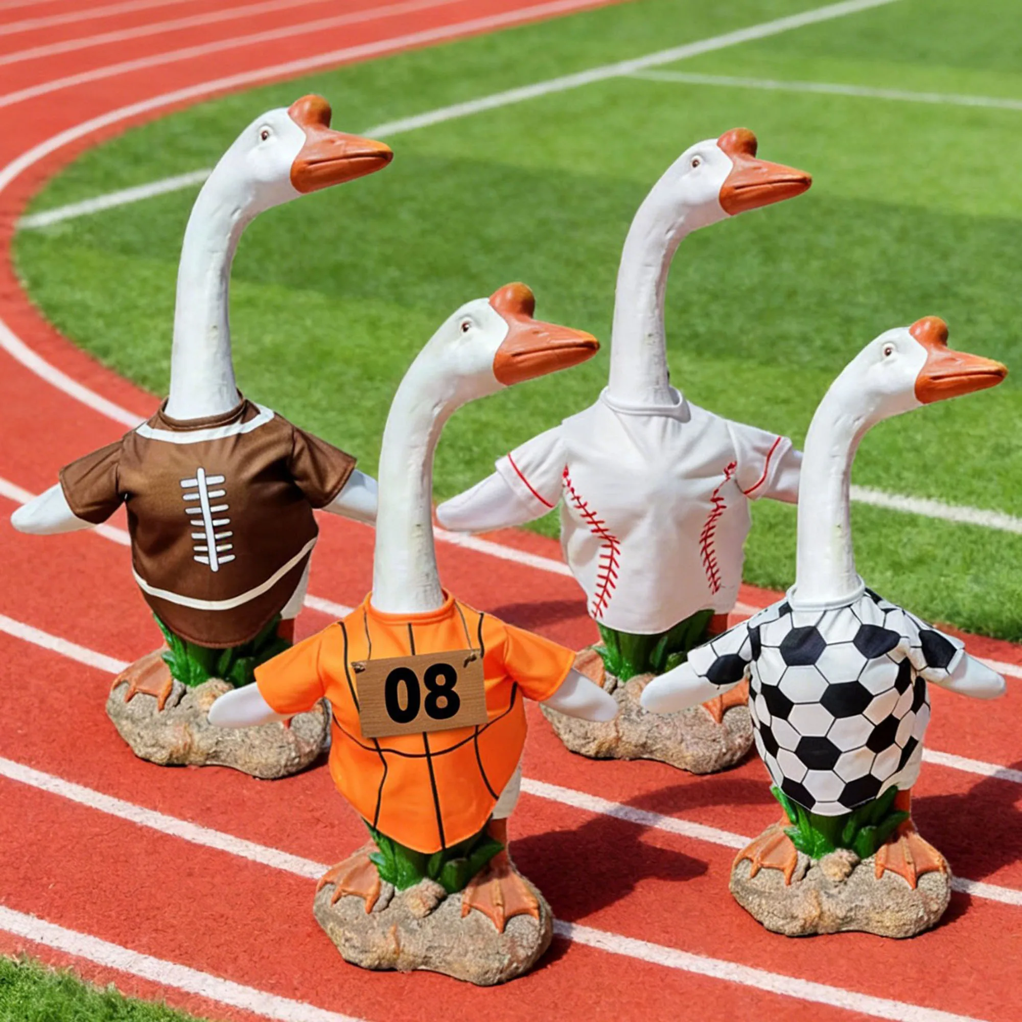 Disfraz de Ganso de Baloncesto, Fútbol, Béisbol y Rugby, Ropa para el Día del Partido, Decoración para Patio, Jardín y Celebraciones