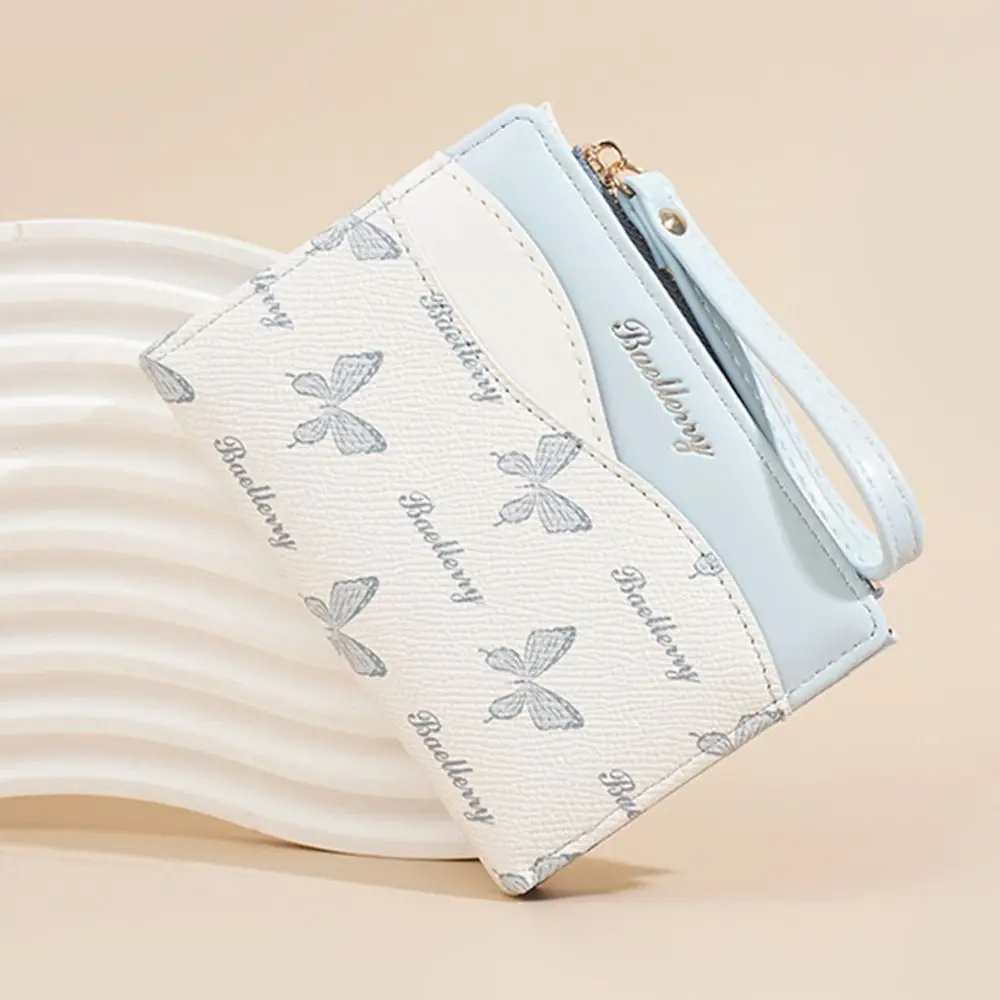 Женский кошелек из искусственной кожи с несколькими слотами для карт, противоугонная сумка для кредитных карт, водонепроницаемый кошелек на молнии в корейском стиле, уличный кошелек