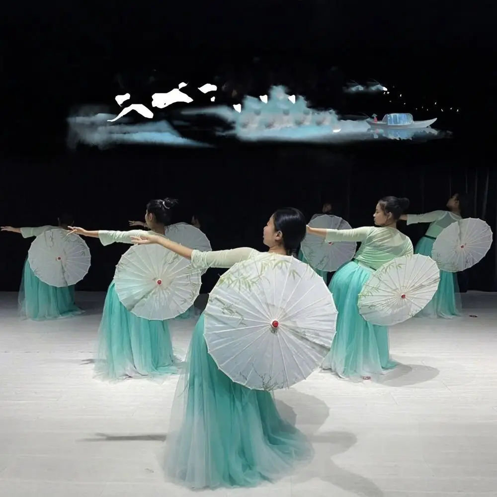 New Chinese Antique Style Oiled Paper Umbrella 56cm 10 Colors Decorative Umbrella Dance Performance Umbrella Dance Performance