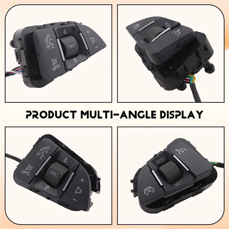 3750210P3041 Car Multifunctional Steering Wheel Switch Cruise Control Volume Button Accessories For JAC T8 Pickup-A61E