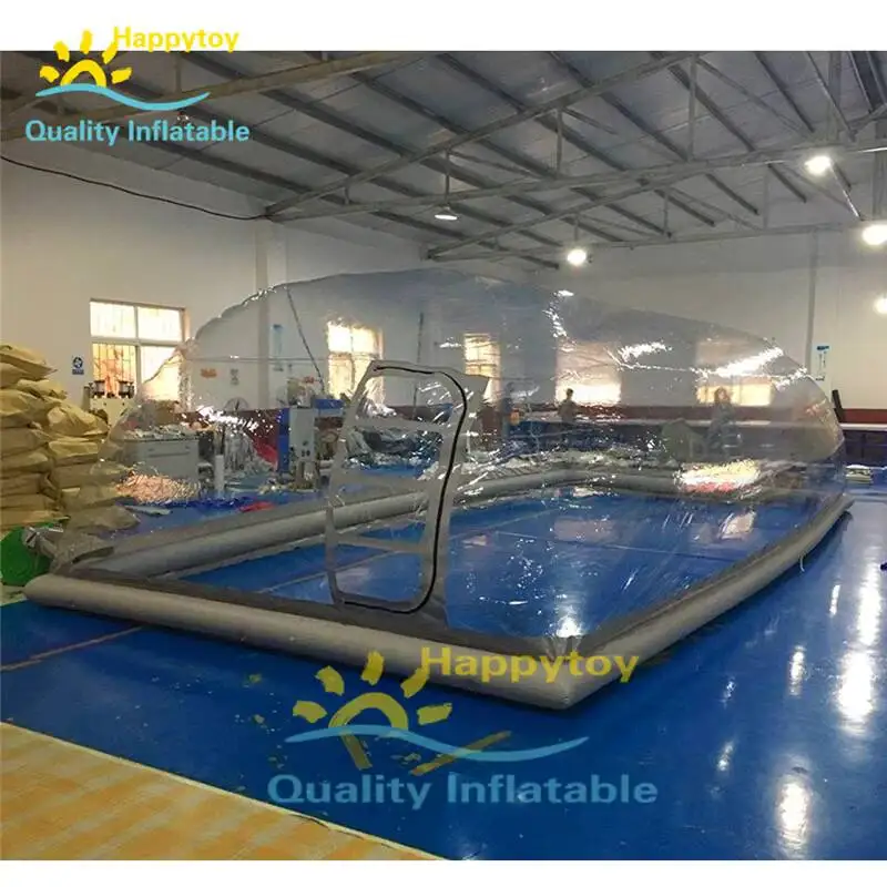 

Inflatable Transparent Swimming Pool Cover Tent Clear Inflatable Pool Dome Tents For Sale