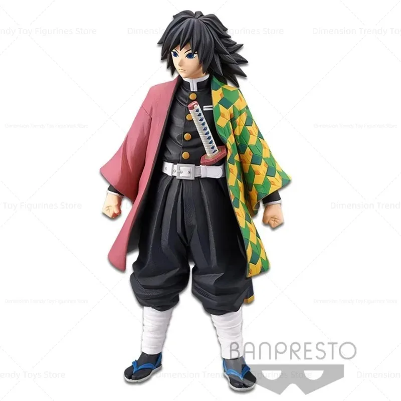 In Stock Bandai Original Banpresto Anime Demon Slayer Tomioka Giyuu Action Figure Model Toy Gift for Kids DT