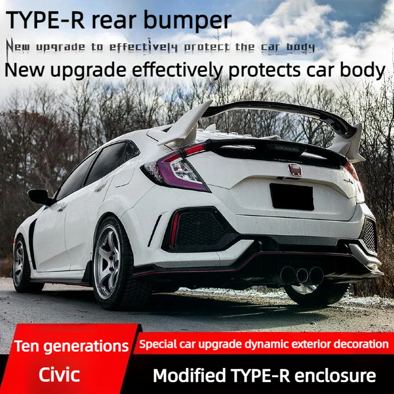 Suitable for the tenth generation Civic modification Typer with large bumper, front shovel, tail throat, and all vehicle modific